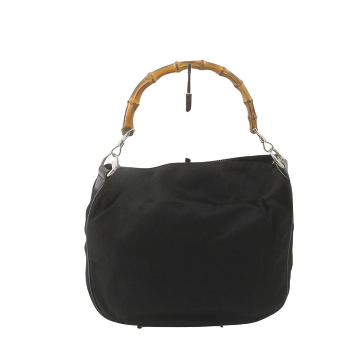 Black Bamboo Handbag