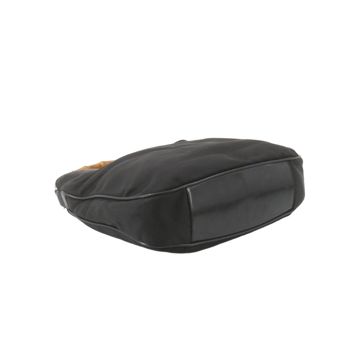 Black Bamboo Handbag