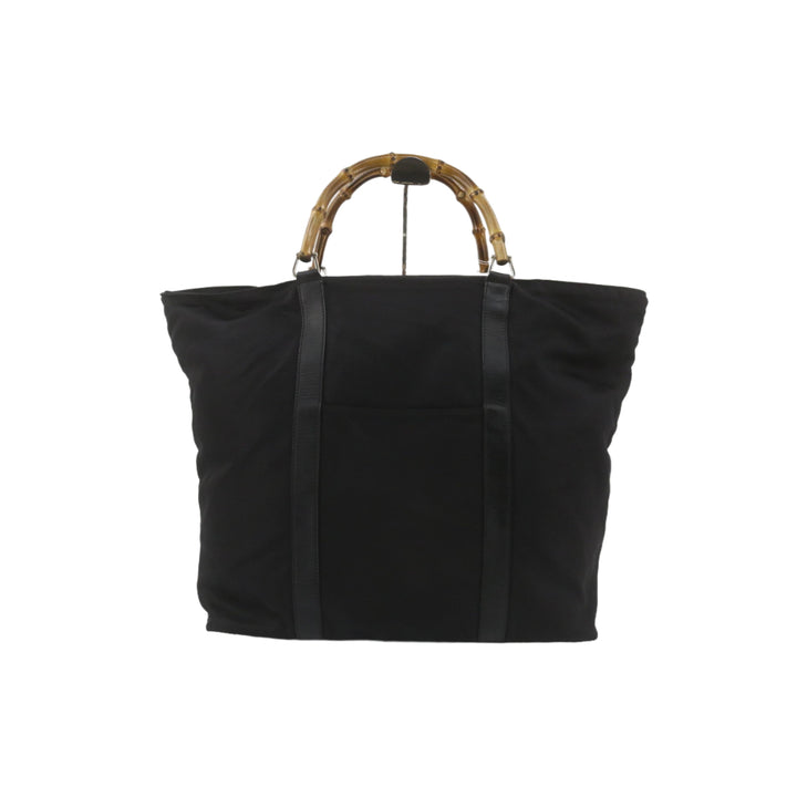 Black Bamboo Tote Bag