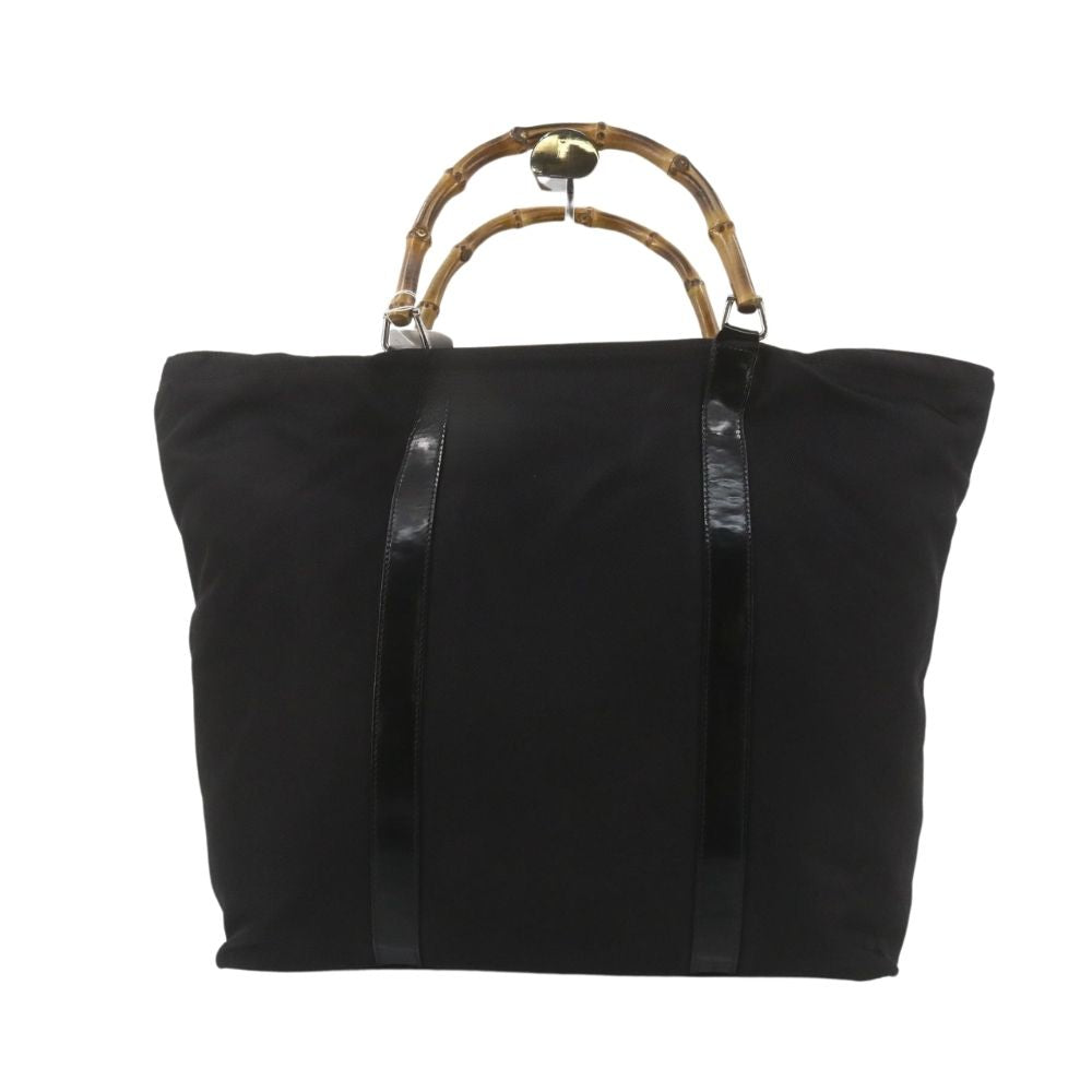 Black Bamboo Tote Bag