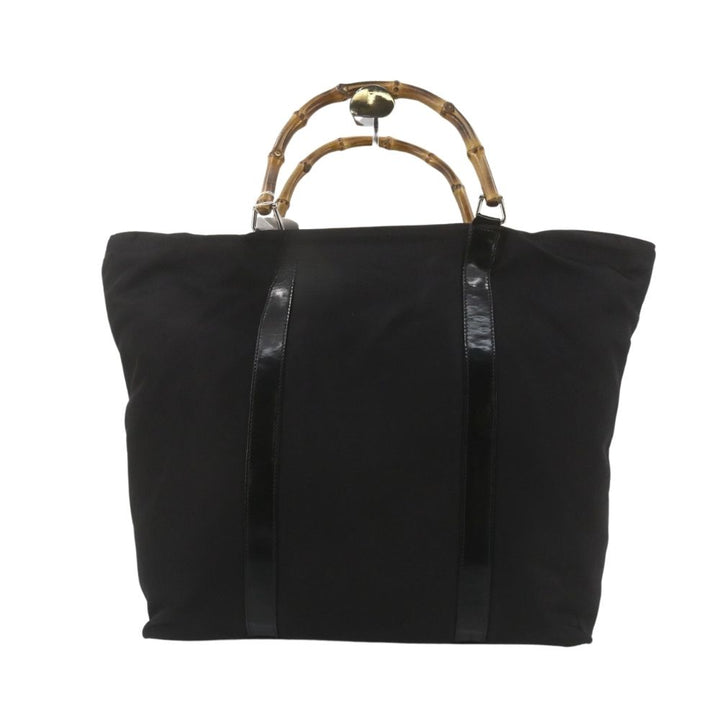 Black Bamboo Tote Bag