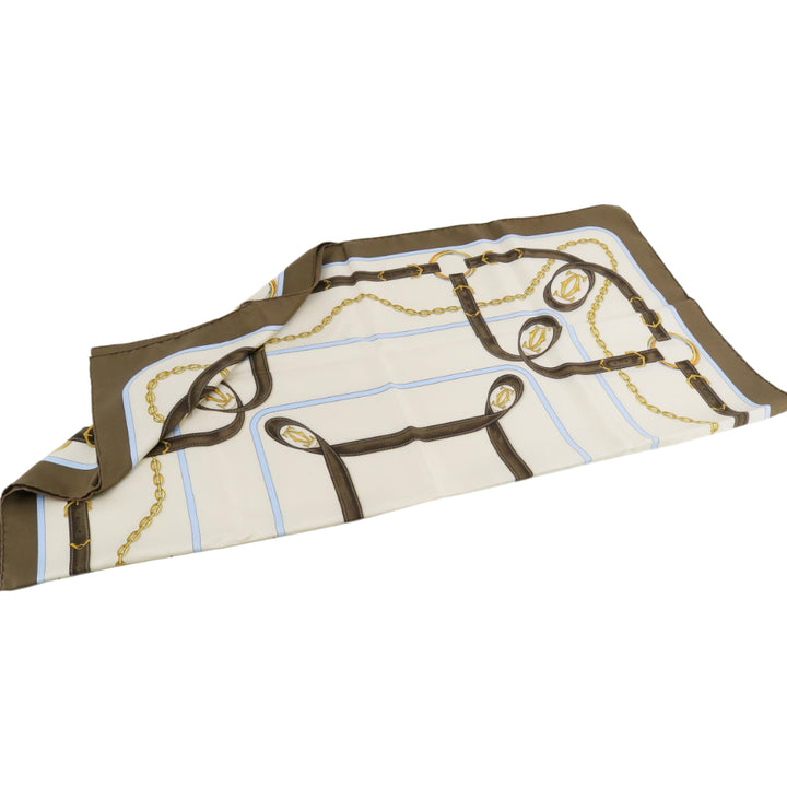 Brown Silk Scarf