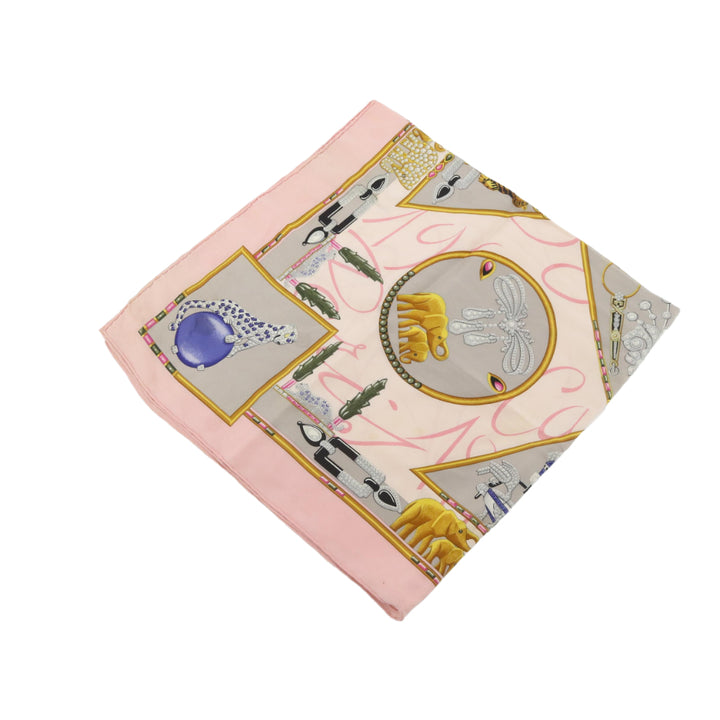 Pink Silk Scarf