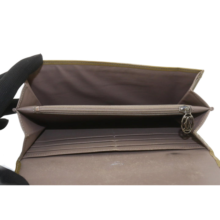 Brown Long Wallet