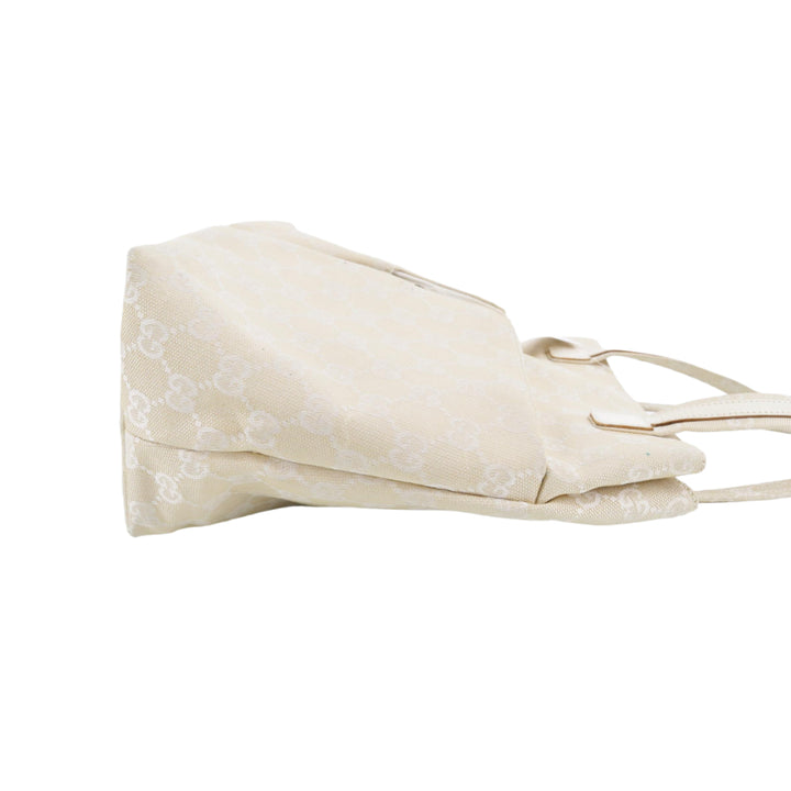 Beige GG Canvas Handbag