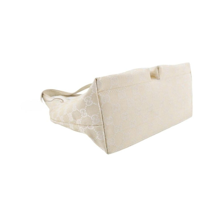 Beige GG Canvas Handbag