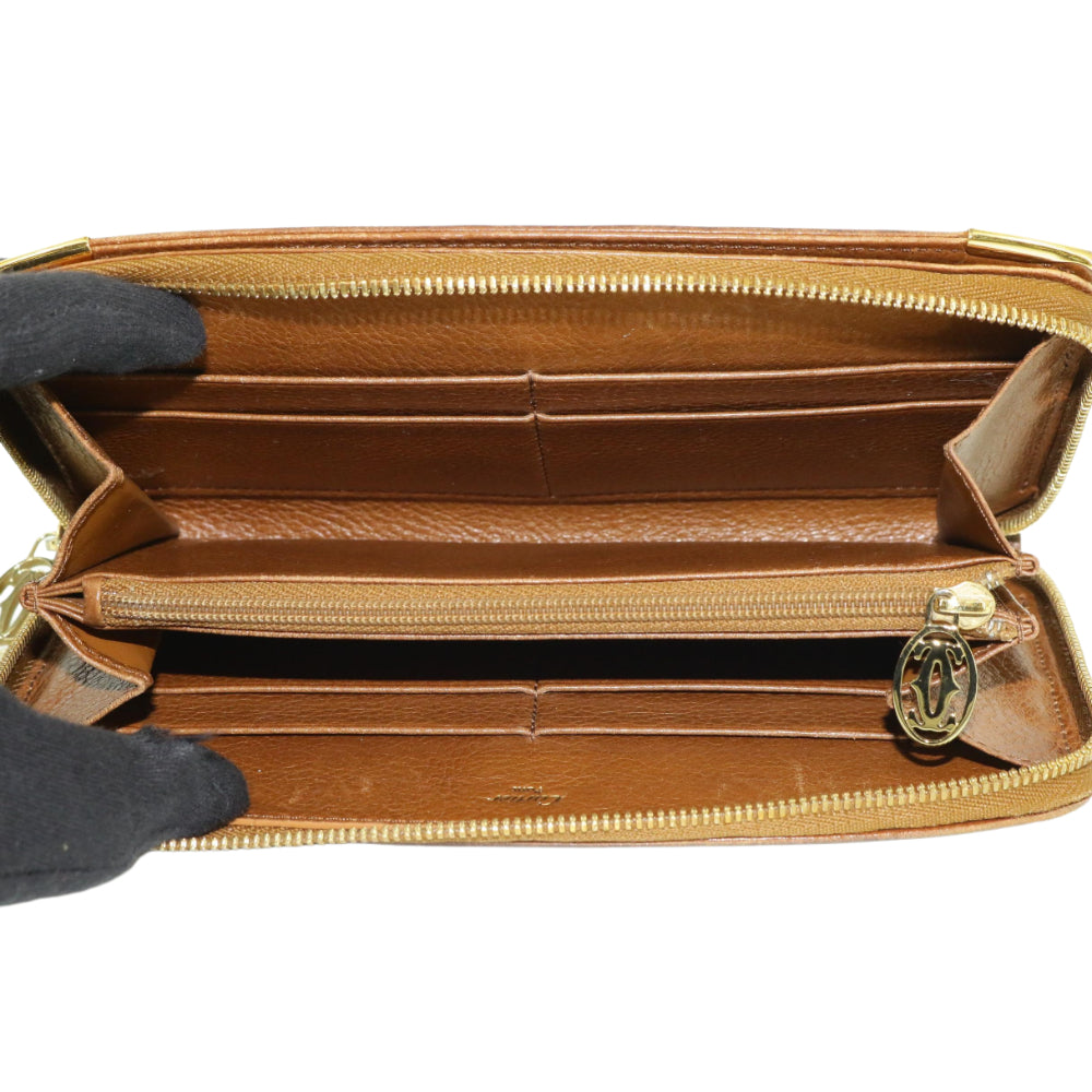 Brown Zippy Wallet