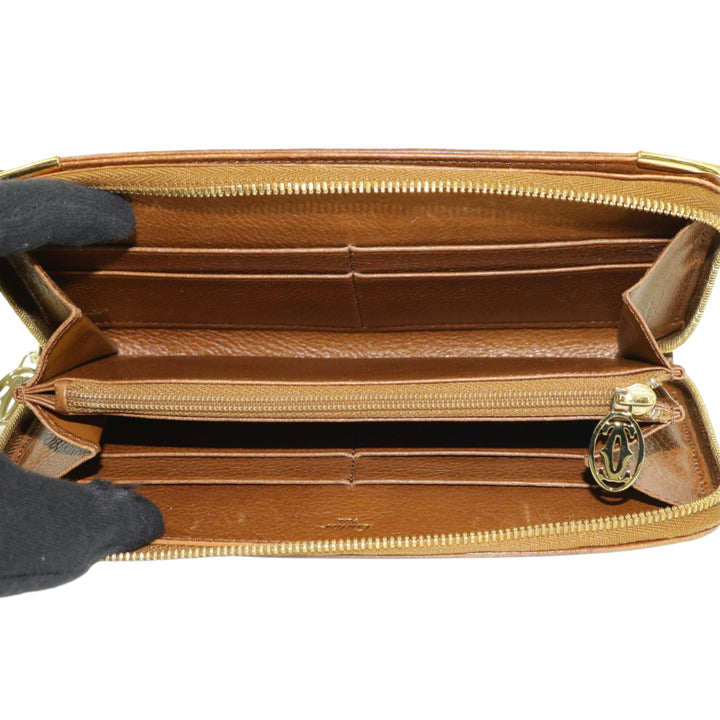 Brown Zippy Wallet