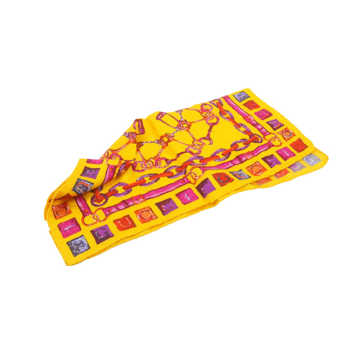 Yellow Silk Scarf