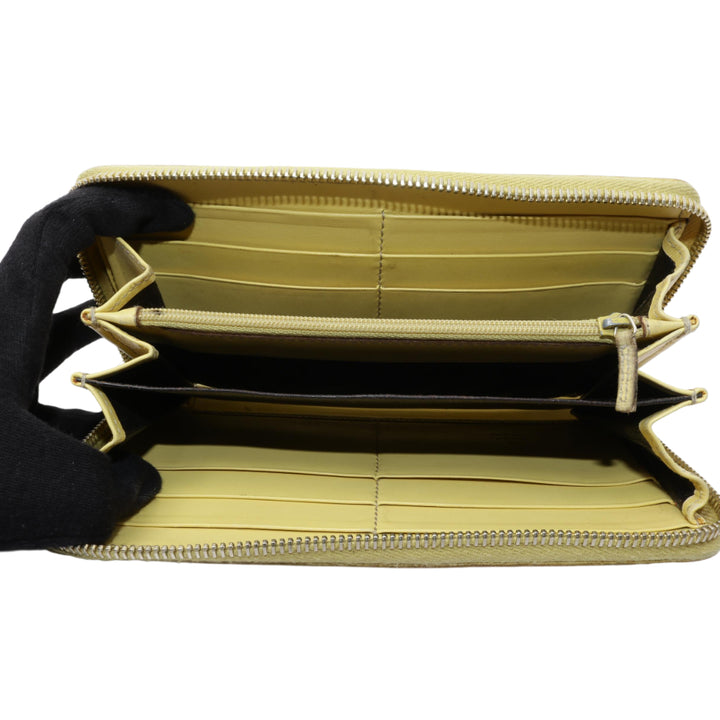 Yellow Sima Zippy Wallet