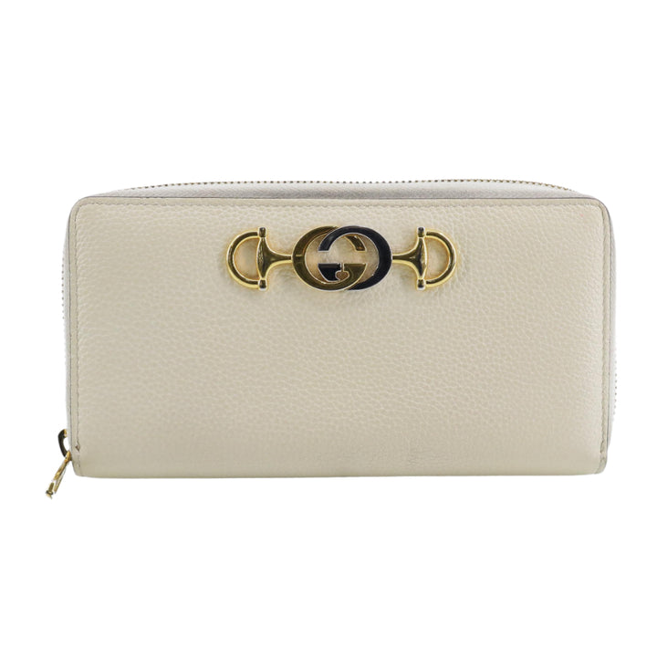Beige Zippy Wallet