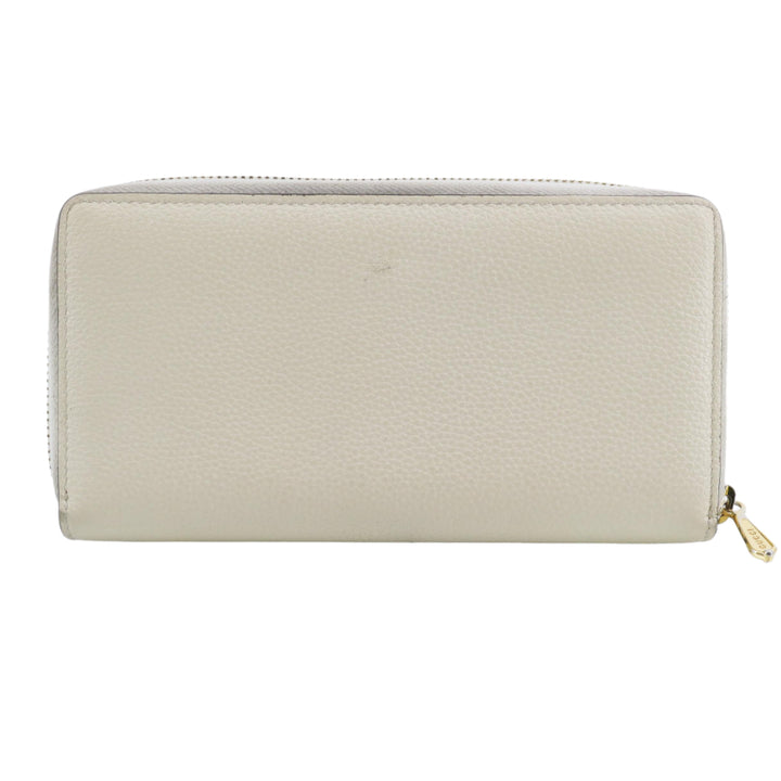 Beige Zippy Wallet