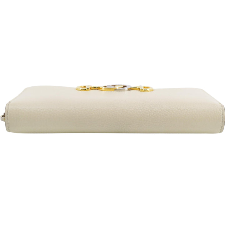 Beige Zippy Wallet