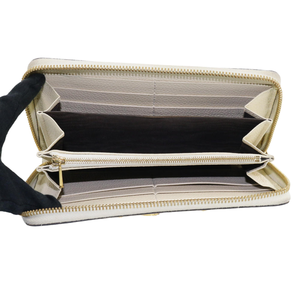 Beige Zippy Wallet