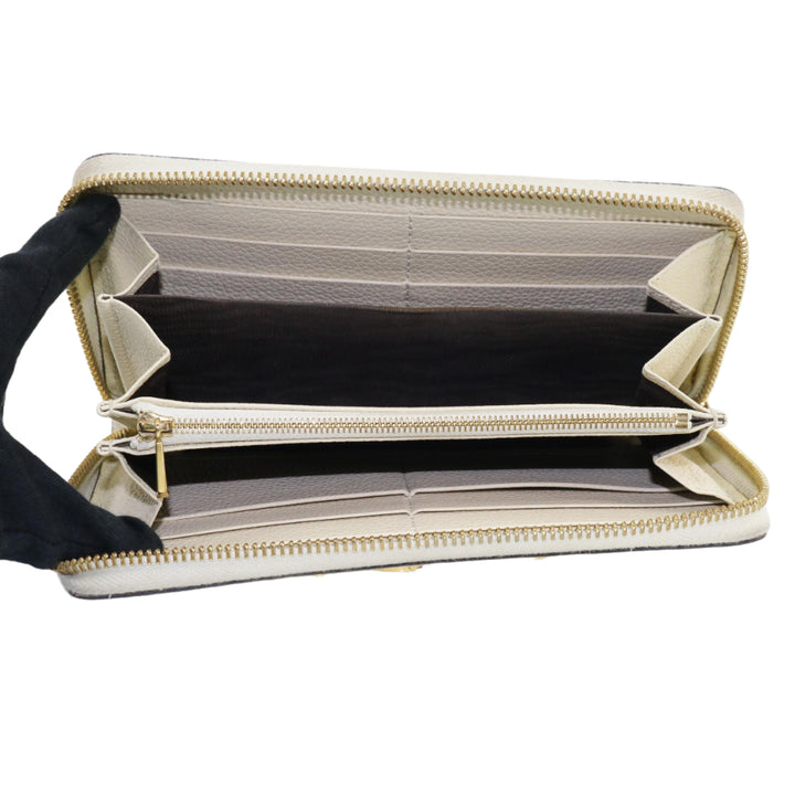 Beige Zippy Wallet