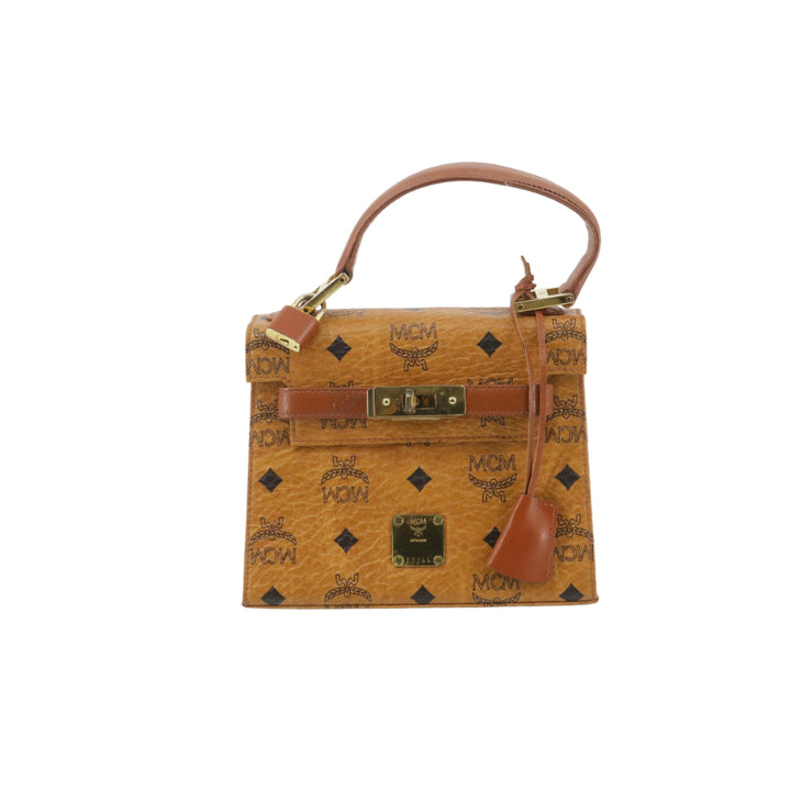Brown Visetps Handbag with Strap