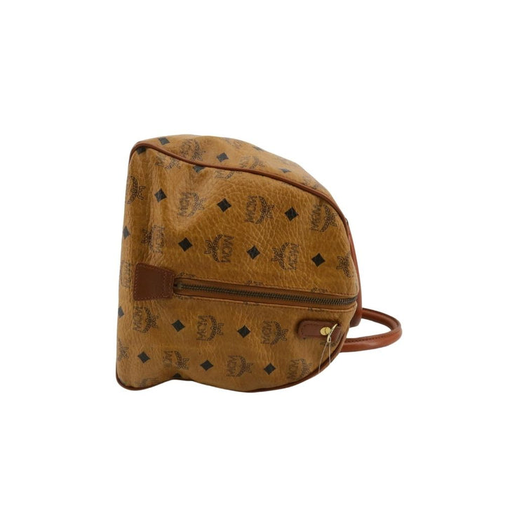 Brown Visetos Boston Bag