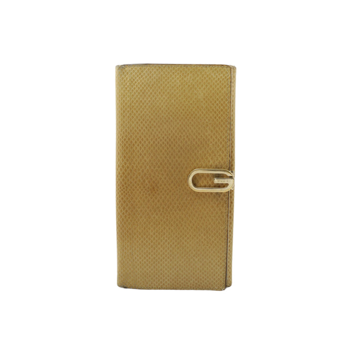 Beige Long Wallet