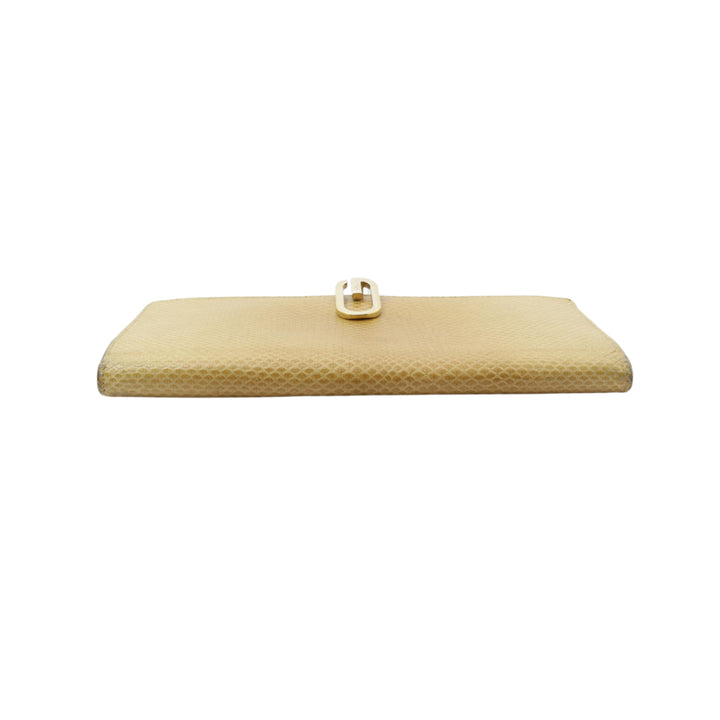 Beige Long Wallet
