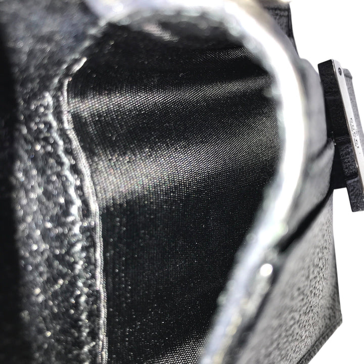 Black GG Canvas Compact Wallet