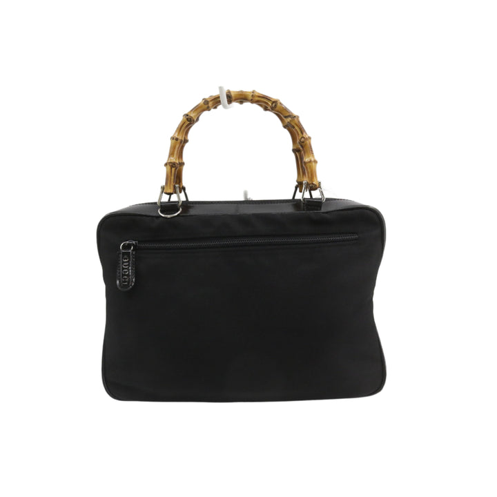 Black Bamboo Handbag