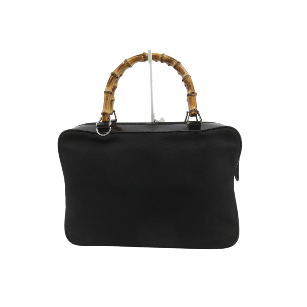 Black Bamboo Handbag
