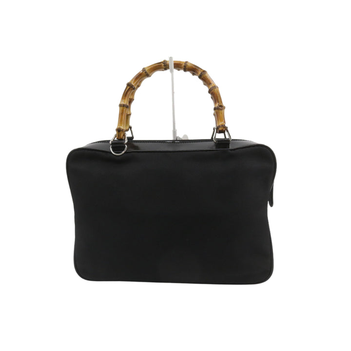 Black Bamboo Handbag