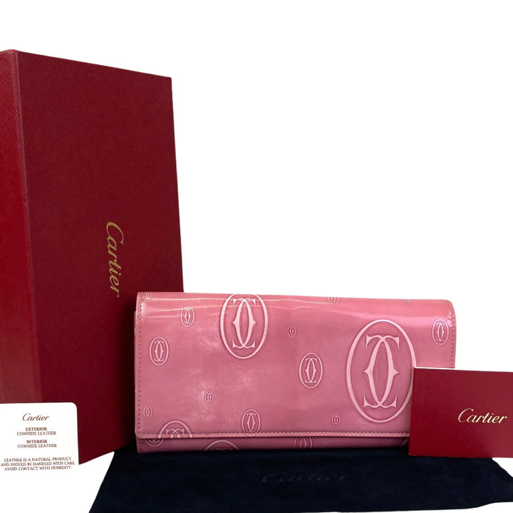 Pink Happy Birthday Long Wallet