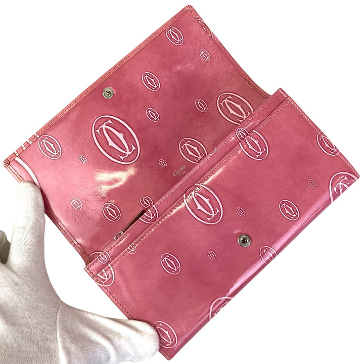 Pink Happy Birthday Long Wallet