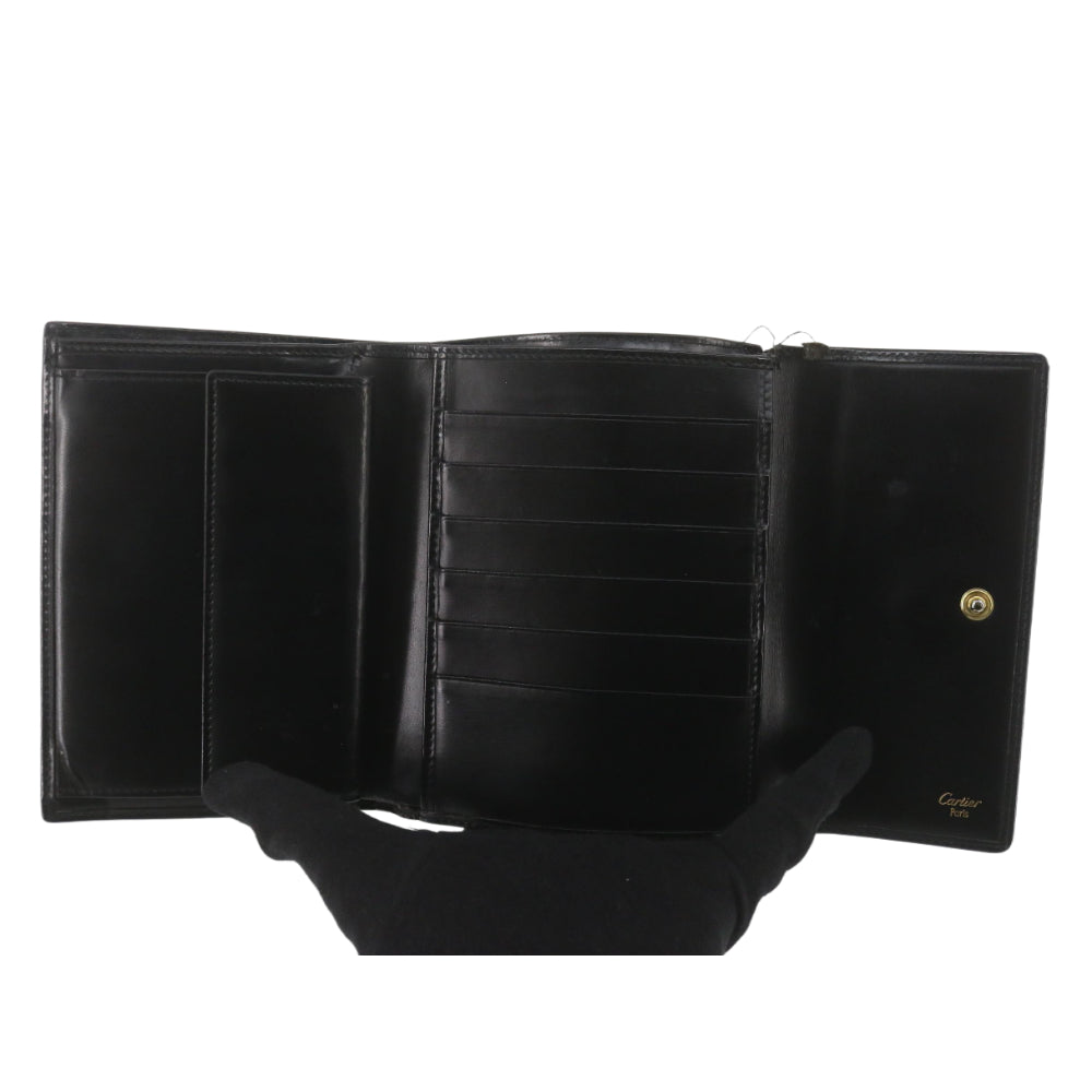 Black Tri-Fold Wallet