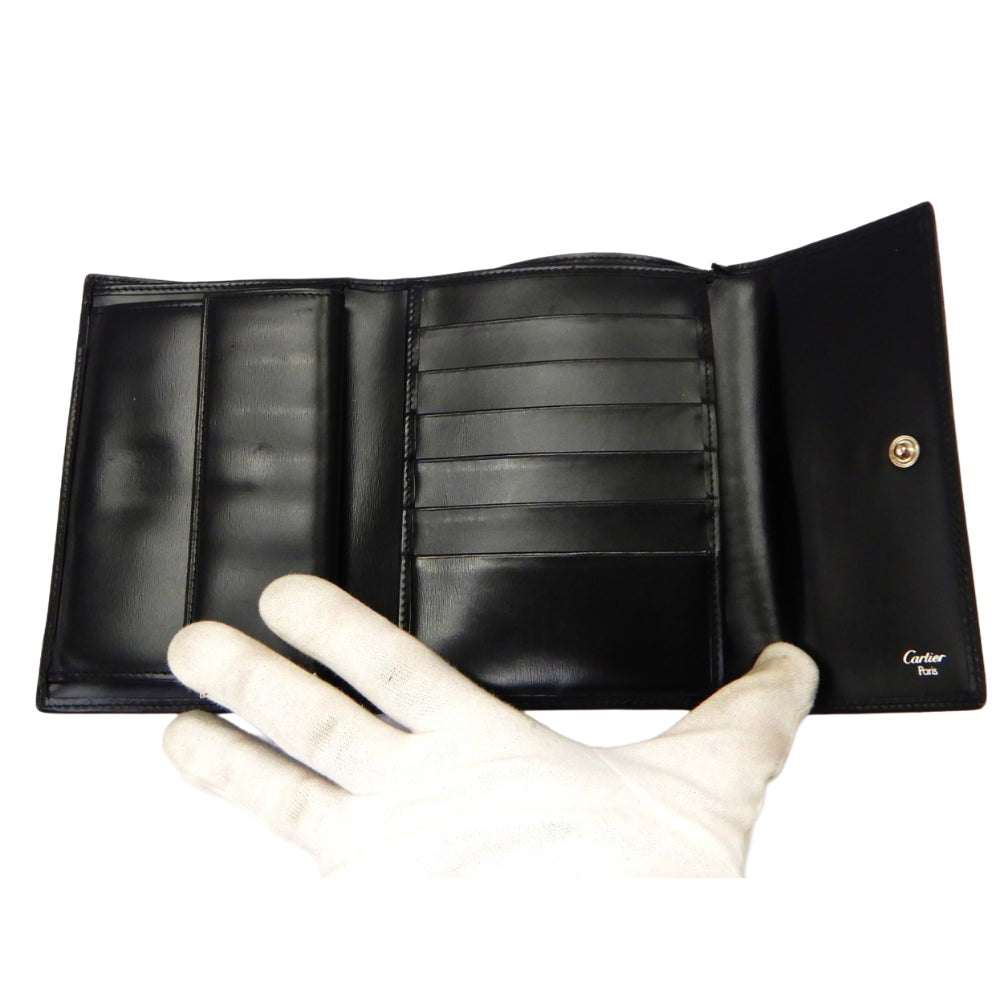 Black Tri-Fold Wallet