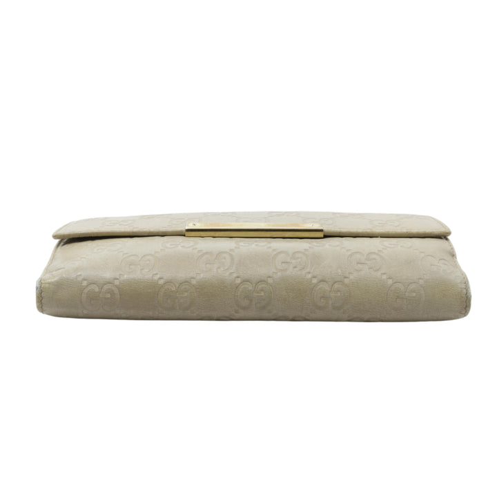 Beige Sima Long Wallet