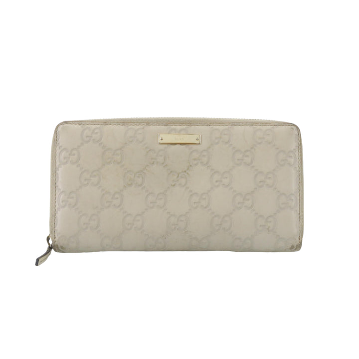 Beige Sima Zippy Wallet