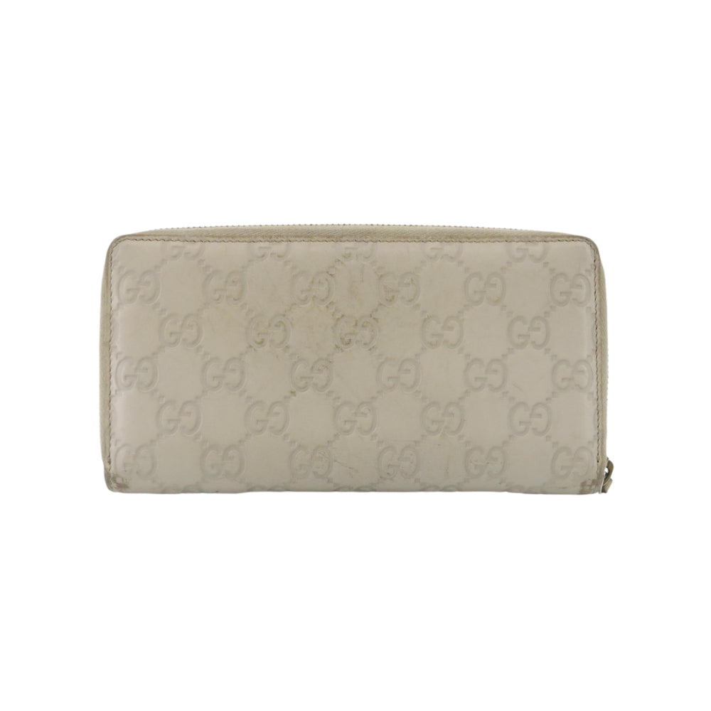 Beige Sima Zippy Wallet