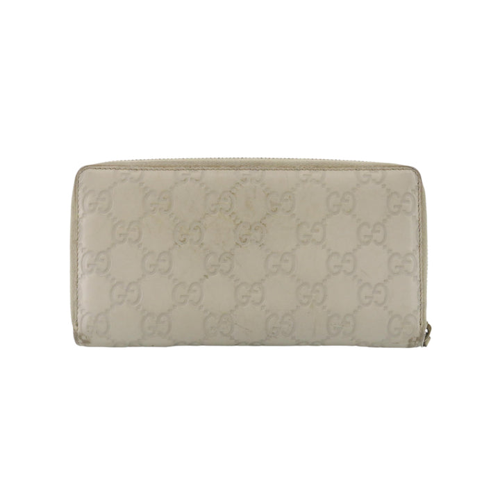 Beige Sima Zippy Wallet