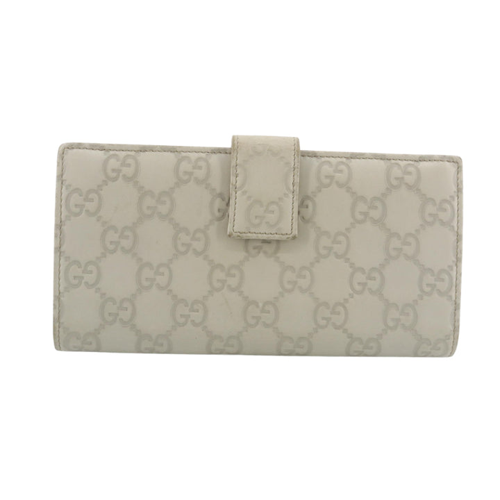 Beige Sima Long Wallet