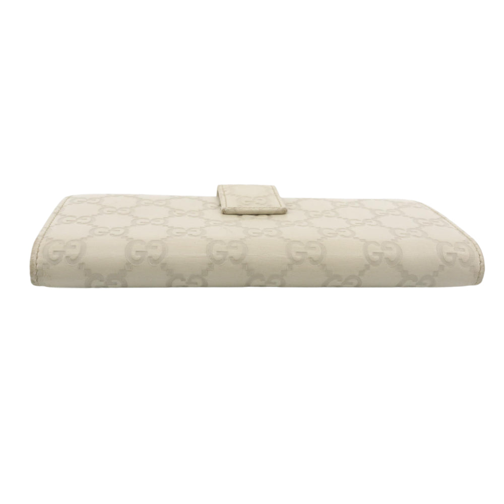 Beige Sima Long Wallet