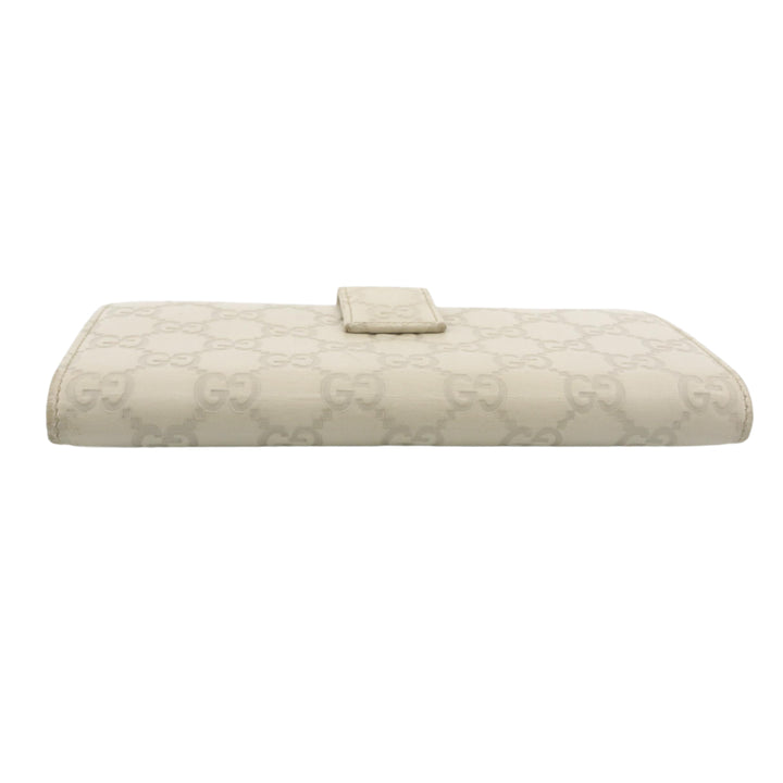 Beige Sima Long Wallet