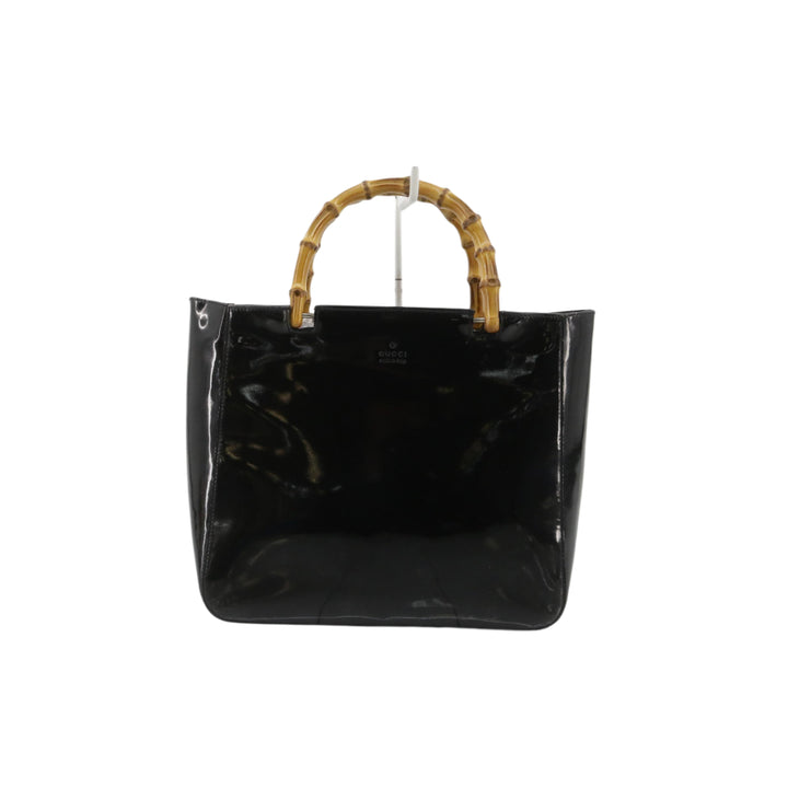 Black Bamboo Handbag