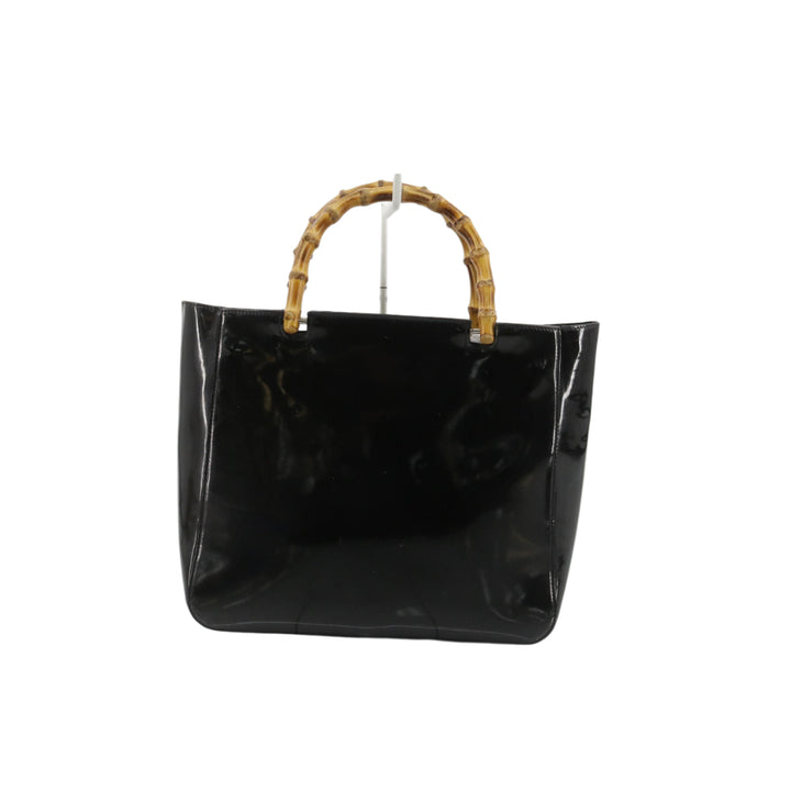 Black Bamboo Handbag