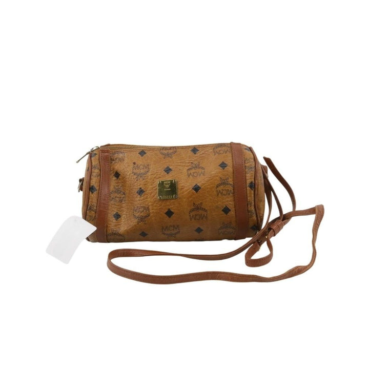 Brown Visetos Shoulder Bag
