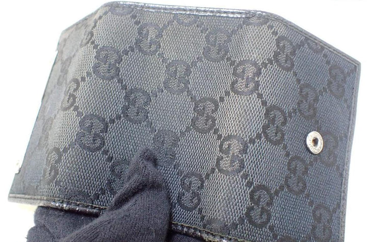 Black GG Canvas Key Cases (6)