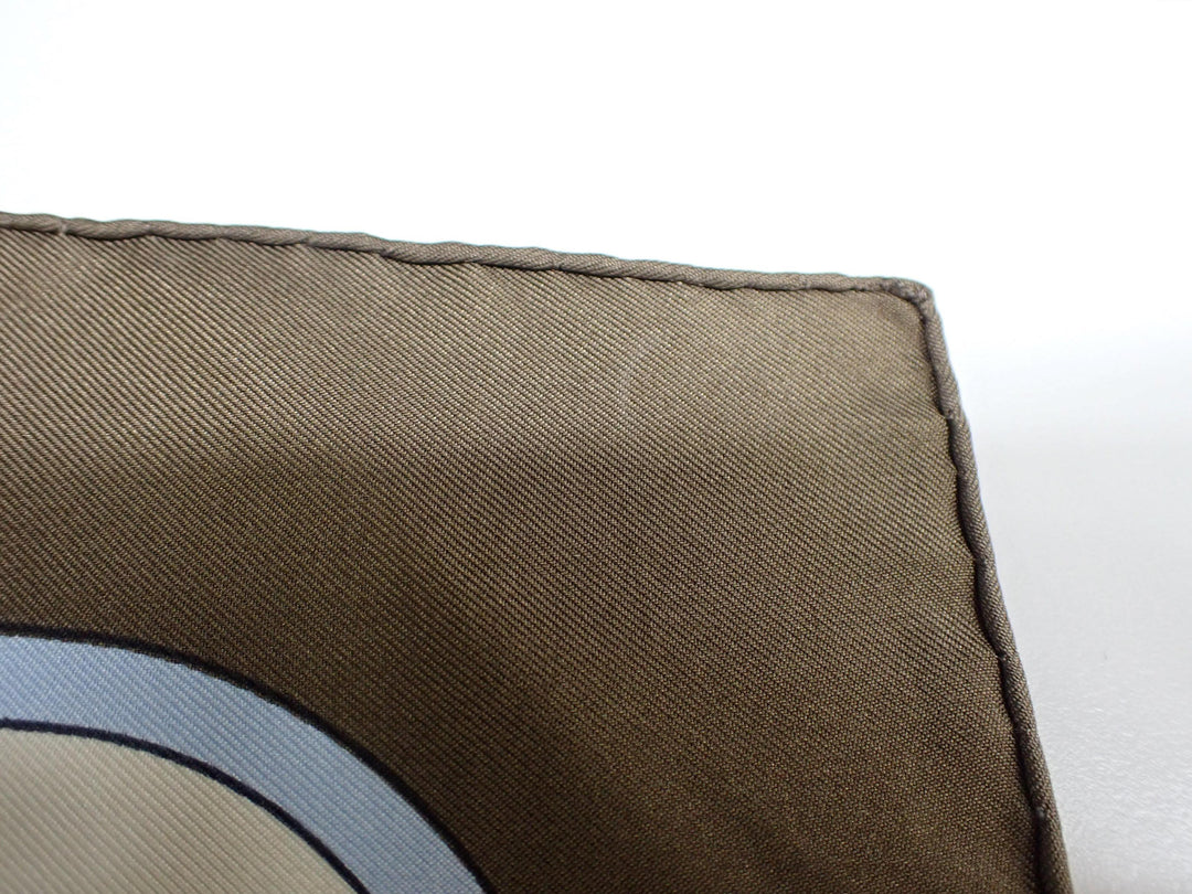 Brown Silk Scarf
