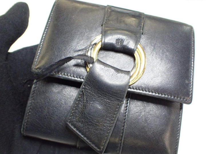 Black Tri-Fold Wallet
