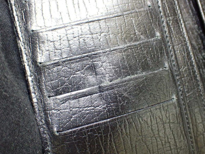 Black Bamboo Long Wallet