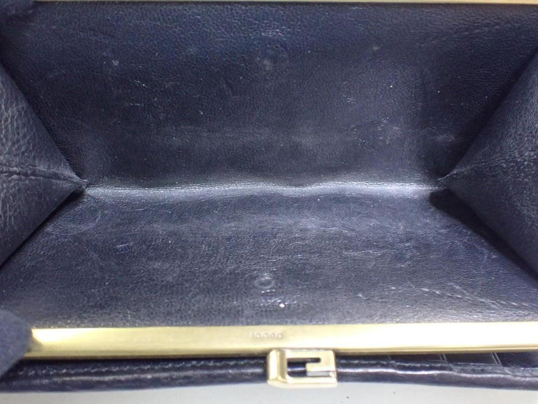 Black GG Canvas Long Wallet