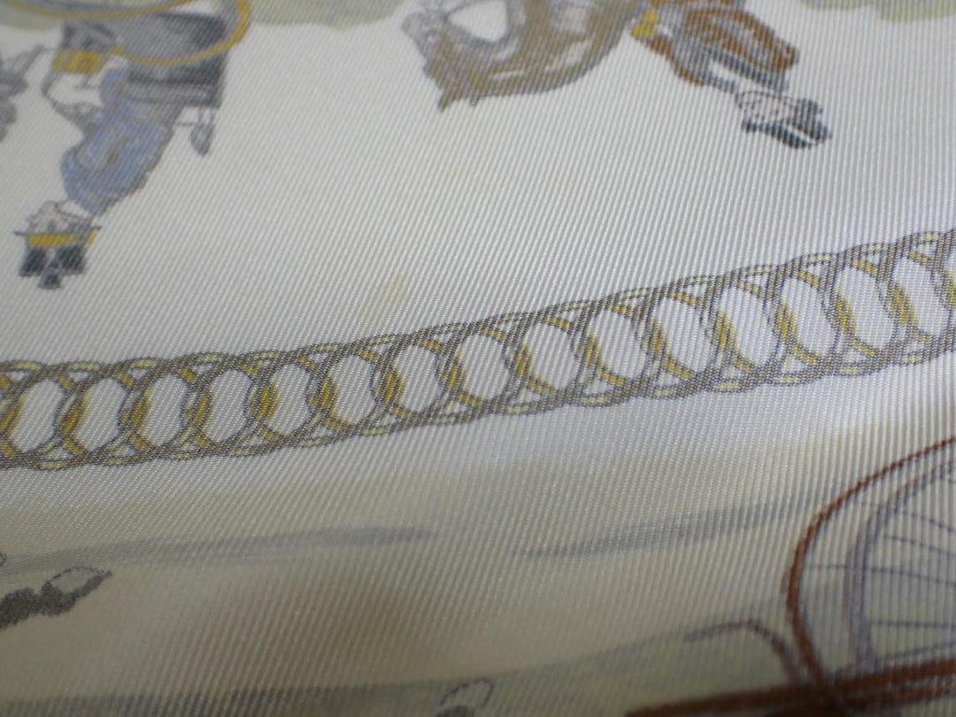 Hermes Pink Silk Scarf