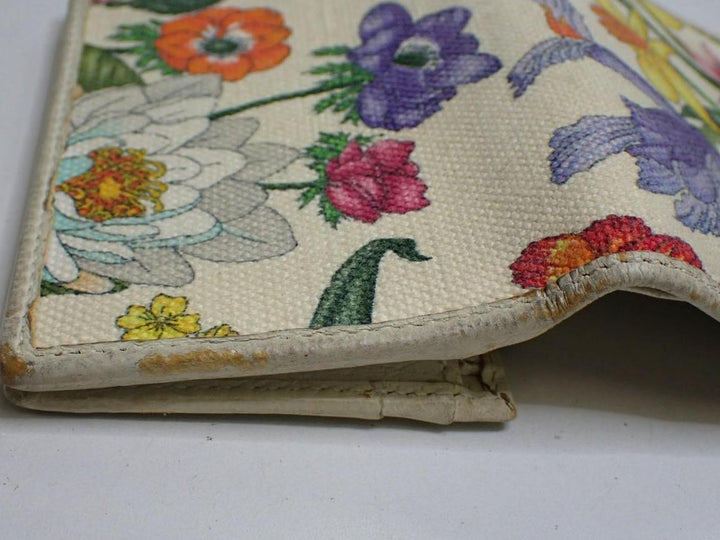 Yellow Floral Compact Wallet