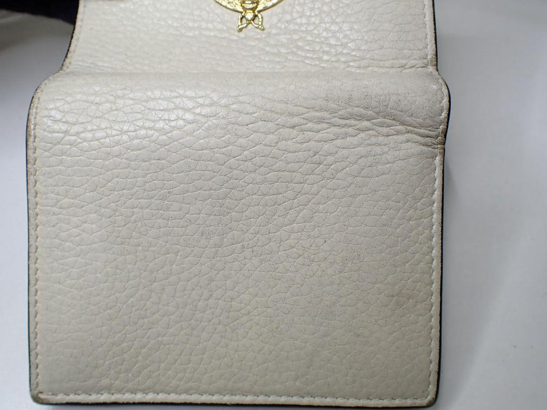 White Compact Wallet