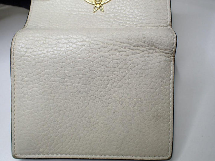 White Compact Wallet